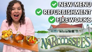 Disney Worlds Narcoossees Dining Review New Menu Stunning Refurbishment amp Fireworks Viewing [upl. by Anthony]