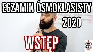 EGZAMIN ÓSMOKLASISTY 2020 Wstęp do serii [upl. by Melloney849]