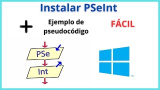 Como instalar PSeInt  FÁCIL [upl. by Gnoud522]