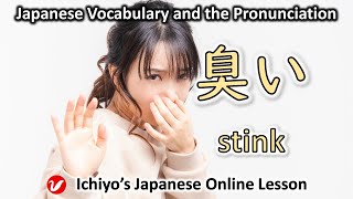 臭い くさい、kusai  smelly  Japanese Vocabulary and the Pronunciation [upl. by Stephenie]