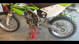 2004 Kawasaki KX250F fresh top end [upl. by Burrell]