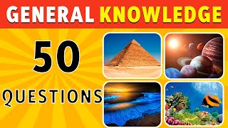 🧠💪How Good is Your General Knowledge Take This 50Question Quiz To Find Out [upl. by Reine945]