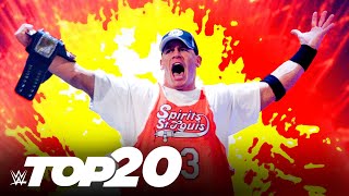 20 greatest John Cena moments WWE Top 10 Special Edition Aug 15 2021 [upl. by Northway]