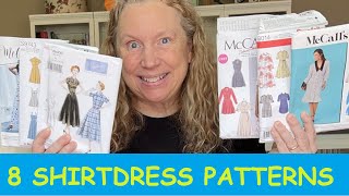 8 Shirtwaist Dress Patterns for you to try [upl. by Yllac]