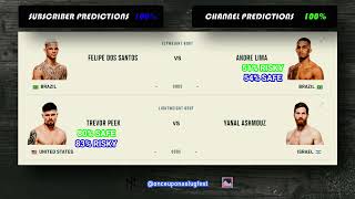 Risky amp Safe UFC Predictions  Gilbert Burns vs Sean Brady ufcfightnight ufcpredictions ufcpicks [upl. by Bang180]