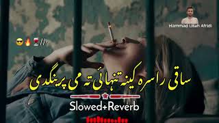 Saqi Rasara Kena Tanhai Ta Me Pregnade 🥰  Slowed And Reverb  Pashto Viral Tiktok Song [upl. by Euphemiah]