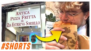 La PIZZA FRITTA da Sorbillo cibo [upl. by Tenneb652]