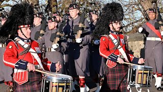 Edinburgh Castle was taken over by The Royal Regiment of Scotland [upl. by Ahcsrop]