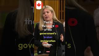 MP Michelle Rempel Garner Criticizes Liberal Government for Immigration System Failures [upl. by Ytirehc]