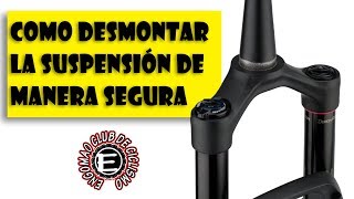 Manera segura para desmontar la suspensión de tu MTB [upl. by Adiazteb453]