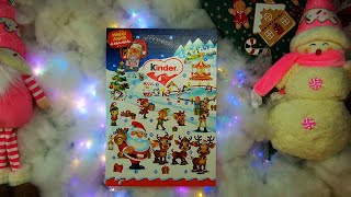 CALENDARIO Avvento KINDER 2024 🍫SLIM🍫 No talking ASMR advent calendar kinder asmr [upl. by Eisdnyl]