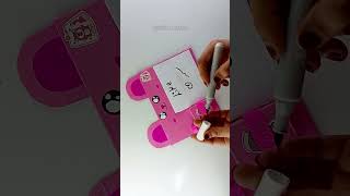 Diy white board drawing art crafts papercraft 5miniutecraft [upl. by Eilraep]