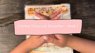 RecordBreaking Spending 😓  Weekly CheckIn Budget  October CloseOut  November 2024  Week 1 [upl. by Elyl]