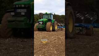 256 Hp Deere 8220 plowing with ×5 furrows Lemken plough TURN SOUND ON  81L1003 Nm shorts [upl. by Bunder407]