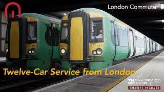 Train Sim World 2 Rush Hour  A Twelve Car Service from London  London Commuter Brighton Mainline [upl. by Iong]