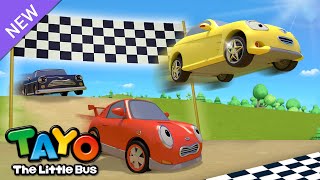 The Fastest Racing Car🏎️  Tayo Race Car Songs for Kids  Nursery Rhymes  Tayo the Little Bus [upl. by Ennylyak54]