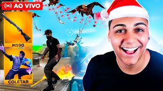 💙 FREITAS AO VIVO 💙 GRANDE ATUALIZAÇÃO 💙 FREE FIRE MOBILE 💙 [upl. by Haya]