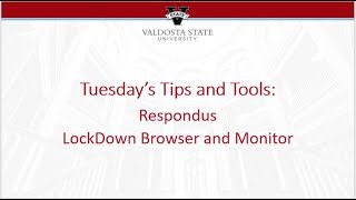 Tips and Tools Respondus Implementation Best Practices [upl. by Elleynod]
