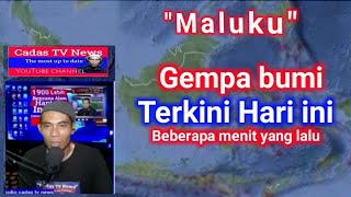 gempa maluku hari ini 57 SRGEMPA BUMI HARI INI 19 JANUARI 2022 cadas tv news [upl. by Ahidam541]