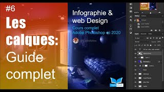 6 Les calques sous Photoshop CC Guide complet Partie 1 [upl. by Jimmy649]