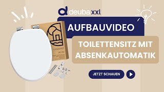 Aufbauvideo  Toilettensitz mit Absenkautomatik aus hochwertigem Duroplast [upl. by Anomas]