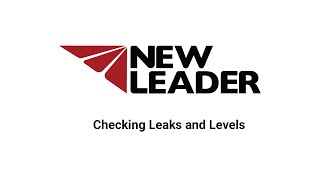 Service Tip Leaks and Levels  New Leader [upl. by Nylyahs]