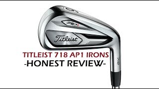 NEW Titleist 718 AP1 Irons  Honest Review [upl. by Annatnas]