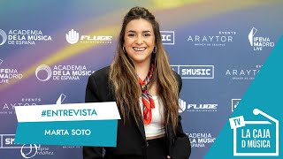 MARTA SOTO nos da DETALLES de su nuevo EP quotSaldrá en SEPTIEMBRE con dos colaboraciones especialesquot [upl. by Aicirtel]