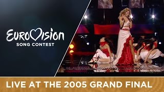 Ledina Celo  Tomorrow I Go Albania Live  Eurovision Song Contest 2005 [upl. by Karlise]