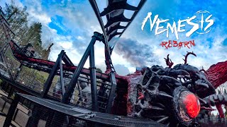 Nemesis Reborn 4K Front Seat POV  Alton Towers Resort [upl. by Lhadnek]