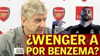 Los rumores de la salida de Benzema señalan a Wenger [upl. by Kendrick]