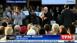 McCain Forgets Romneys Name [upl. by Kuebbing327]