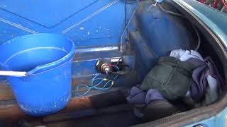 1977 MGB Redoing the Trunk Part 1 [upl. by Trevorr385]