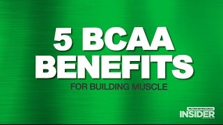 5 Power Benefits of BCAA Powder For Building Muscle [upl. by Ahsinik]