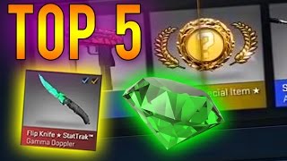 CSGO  Top 5 Most Expensive Gamma Knife Unboxing Videos [upl. by Laurel]