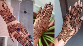 Stylish and beautiful mehendi designs 202324beautiful back hand mehendi designs mehndi designs [upl. by Cattima156]