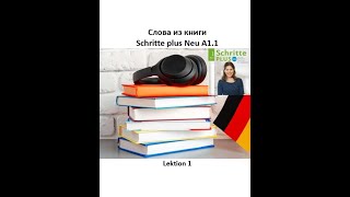 Слова из книги Schritte plus Neu A11  Lektion 1 [upl. by Amehsyt]