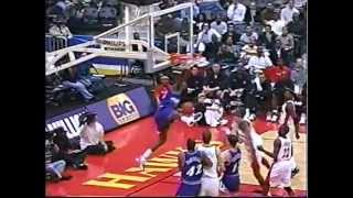 Stockton to Malone Hammer Dunk vs Atlanta  3501 [upl. by Flemming]