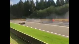 CRASH ANTHOINE HUBERT EN F2  RIP [upl. by Gnivri]