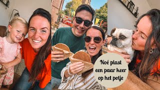 DM SHOPLOG FEESTJE IN HET DORP EN NOÉ PLAST OP HET POTJE ❤️  MAMAVLOG  Cinns World [upl. by Ttelrahc]