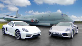 Porsche Cayman vs Porsche Cayman  Fifth Gear [upl. by Durman401]