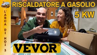 Montiamo sul camper il riscaldatore a gasolio 🔥 VEVOR 5KW 🔥 [upl. by Goulder645]