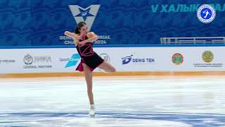 Lara Naki GUTMANN Short Program DENIS TEN MEMORIAL CHALLENGE 2024 [upl. by Melton]