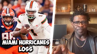 Michael Irvin on Miamis Loss vs Syracuse [upl. by Dreddy]