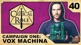 Desperate Measures  Critical Role VOX MACHINA  Episode 40 [upl. by Debera]