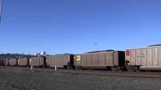 BNSF 6275 n AMTK 132 w Canon HF11 [upl. by Hollington635]