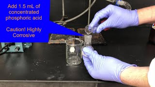 Dehydration of 2Methylcyclohexanol Experiment Part 2 Carrying Out the Dehydration Reaction [upl. by Douglas742]