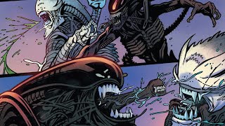 The New White Xenomorphs Vs The OG Black Xenomorphs  Aliens Annual 2023 [upl. by Zillah929]