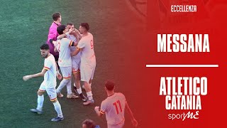 Eccellenza  Messana vs Atletico Catania [upl. by Longan]