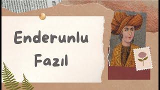 Enderunlu Fazıl Kimdir 18 YÜZYIL [upl. by Nepean792]